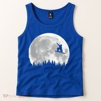 Snow Boarding Moon Cool Sport Hobby Tank Top thumb 2