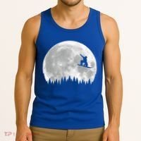 Snow Boarding Moon Cool Sport Hobby Tank Top thumb 3