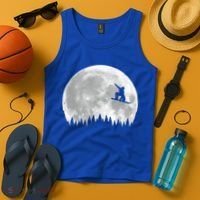 Snow Boarding Moon Cool Sport Hobby Tank Top thumb 4