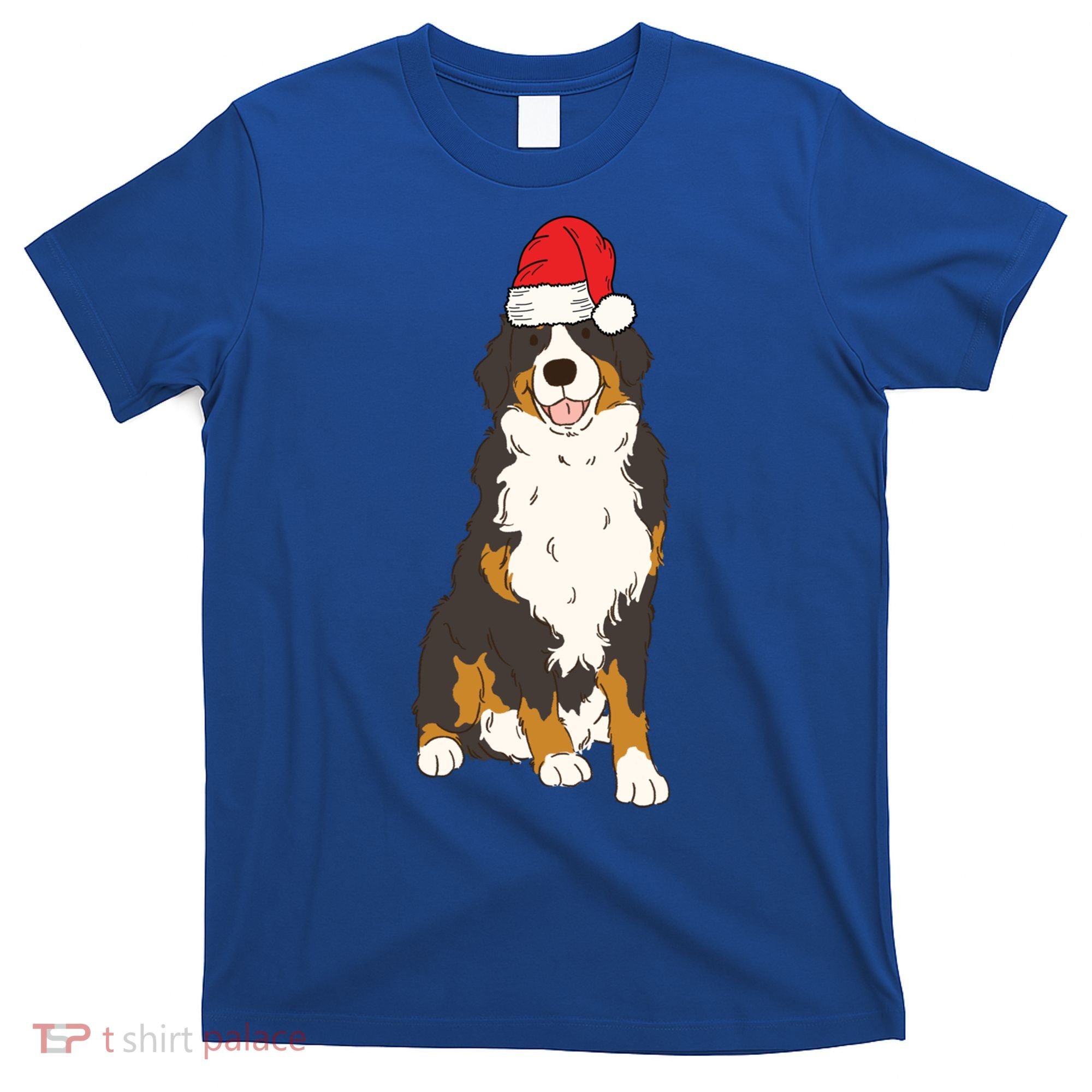 Santa Bernese Mountain Dog Winter Christmas Dog Mom Holiday Great Gift T-Shirt