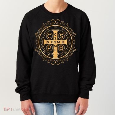 Saint Benedict Medal Catholic Print Women's Sweatshirt