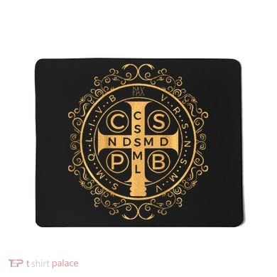 Saint Benedict Medal Catholic Print Mousepad