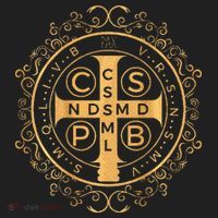 Saint Benedict Medal Catholic Print Hat thumb 2