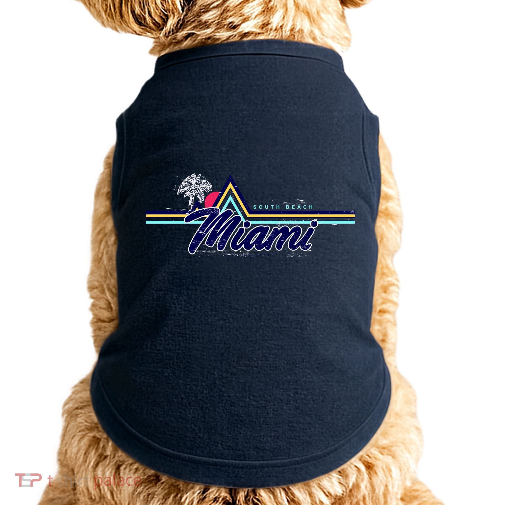 South Beach Miami Florida State Doggie Tank