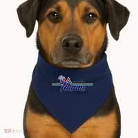 South Beach Miami Florida State USA-Made Doggie Bandana thumb 1