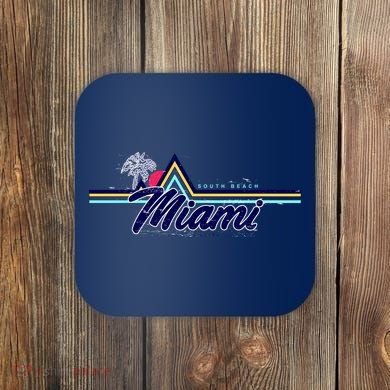 South Beach Miami Florida State Coaster