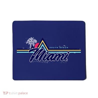 South Beach Miami Florida State Mousepad