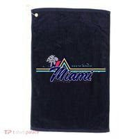 South Beach Miami Florida State Golf Towel thumb 0