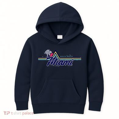 South Beach Miami Florida State Kids Hoodie