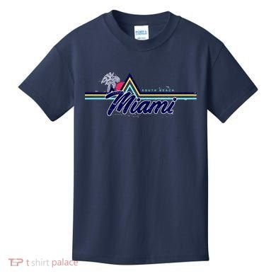 South Beach Miami Florida State Kids T-Shirt