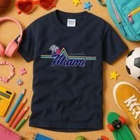 South Beach Miami Florida State Kids T-Shirt thumb 3