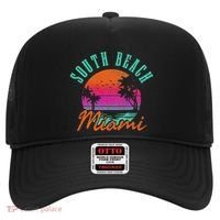 South Beach Miami Retro Florida Usa Souvenir Gift Hat thumb 0