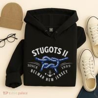Stugots Belmar Nj Rope Retro Sarcastic Funny Boating Hoodie thumb 4