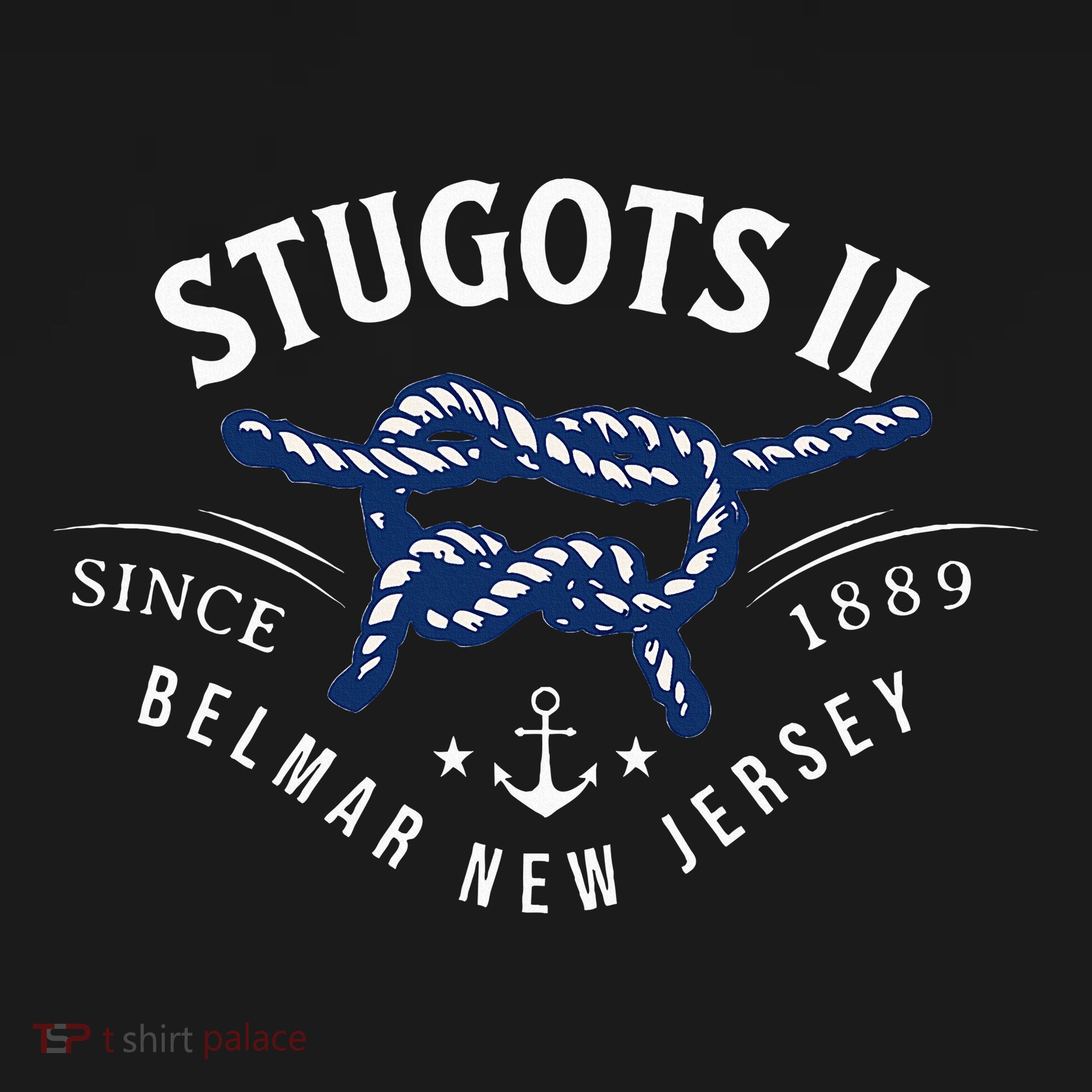 Stugots Belmar Nj Rope Retro Sarcastic Funny Boating Women's Hoodie