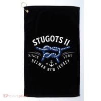 Stugots Belmar Nj Rope Retro Sarcastic Funny Boating Golf Towel thumb 0