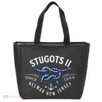 Stugots Belmar Nj Rope Retro Sarcastic Funny Boating Tote Bag thumb 0