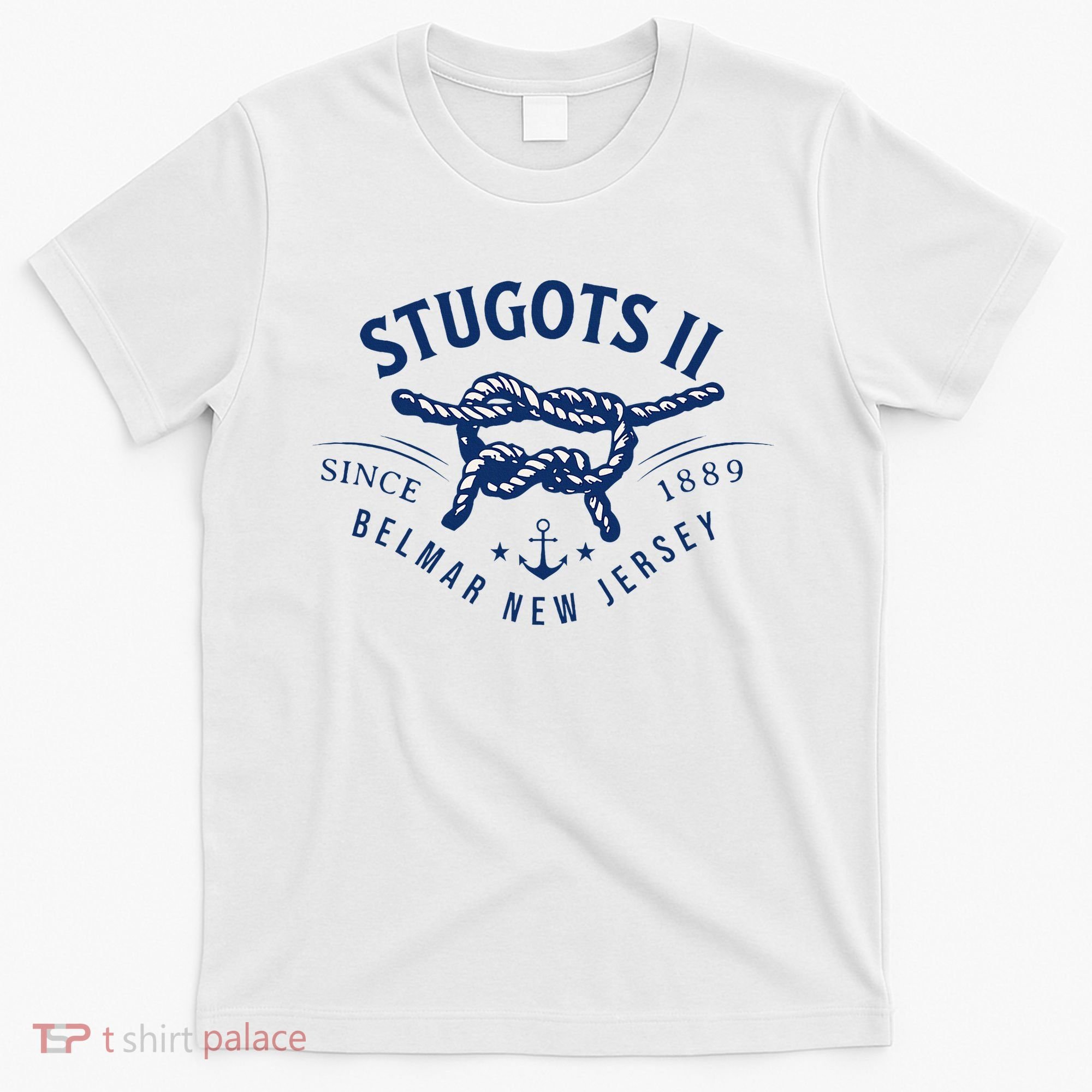 Stugots Belmar Nj Rope Retro Sarcastic Funny Boating T-Shirt