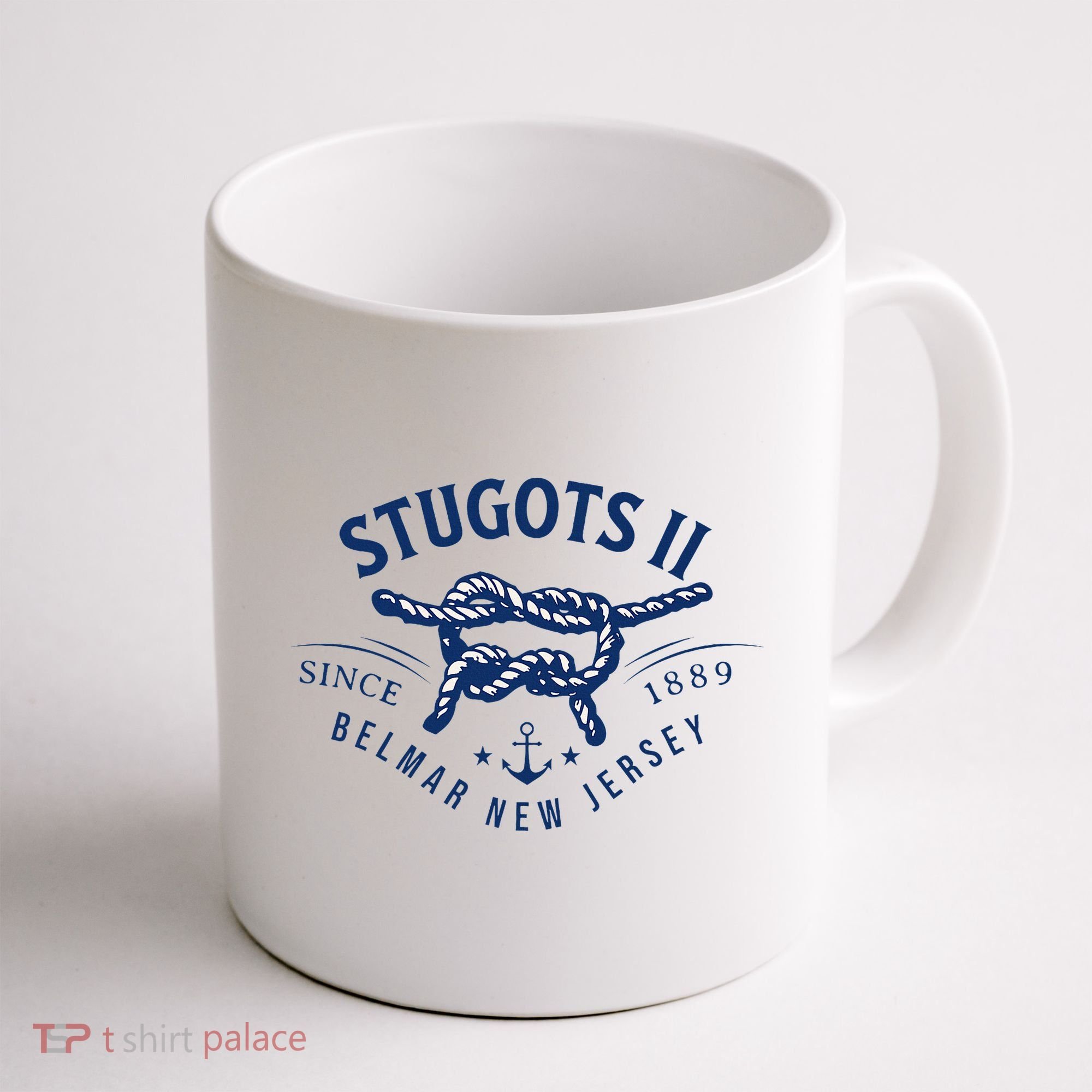 Stugots Belmar Nj Rope Retro Sarcastic Funny Boating Coffee Mug