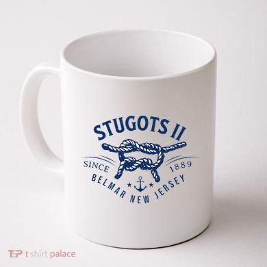 Stugots Belmar Nj Rope Retro Sarcastic Funny Boating Coffee Mug