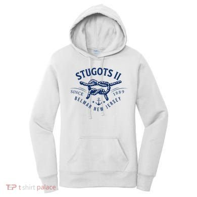 Stugots Belmar Nj Rope Retro Sarcastic Funny Boating Women's Hoodie