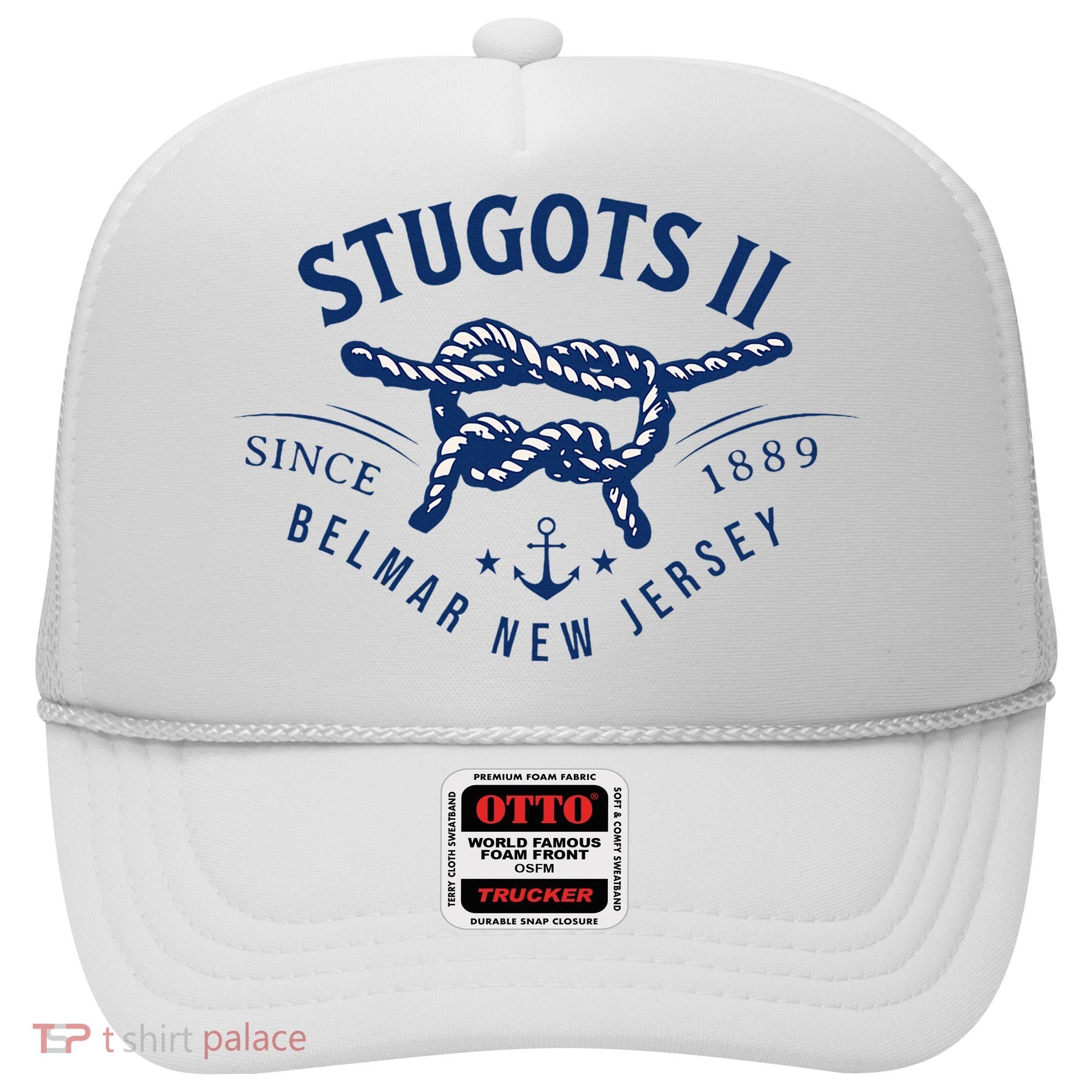 Stugots Belmar Nj Rope Retro Sarcastic Funny Boating Hat