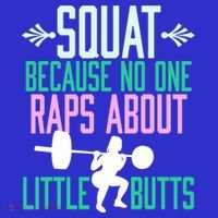 Squat Because No One Raps About Little Butts Gym Cute Gift Baby Bodysuit thumb 2
