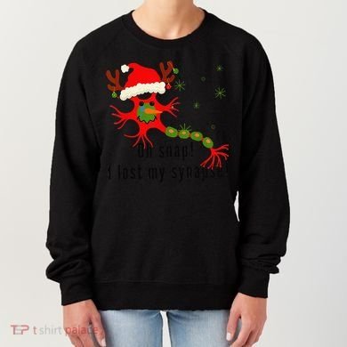 Science Brain Neuron Christmas Neurology Science Teacher Women's Sweatshirt