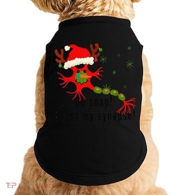 Science Brain Neuron Christmas Neurology Science Teacher Doggie Tank