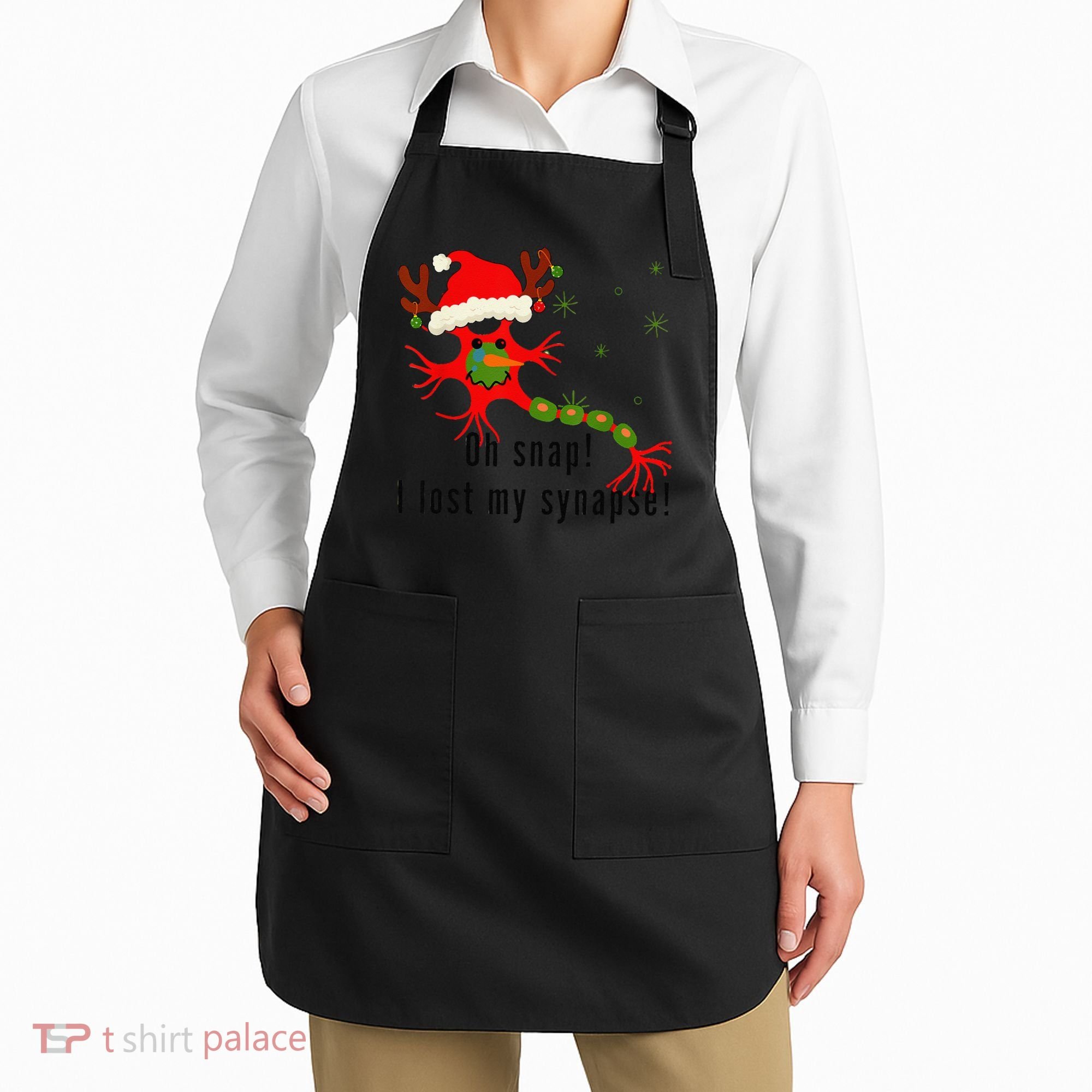 Science Brain Neuron Christmas Neurology Science Teacher Apron