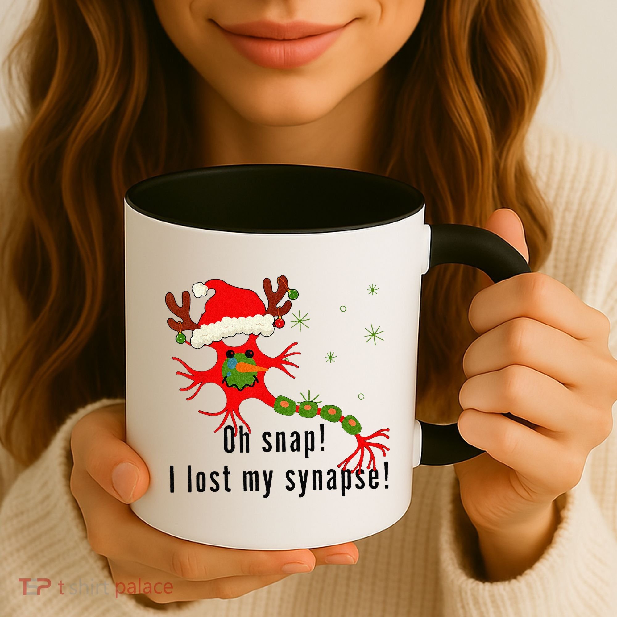 Science Brain Neuron Christmas Neurology Science Teacher Coffee Mug