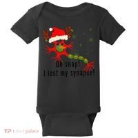 Science Brain Neuron Christmas Neurology Science Teacher Baby Bodysuit thumb 0