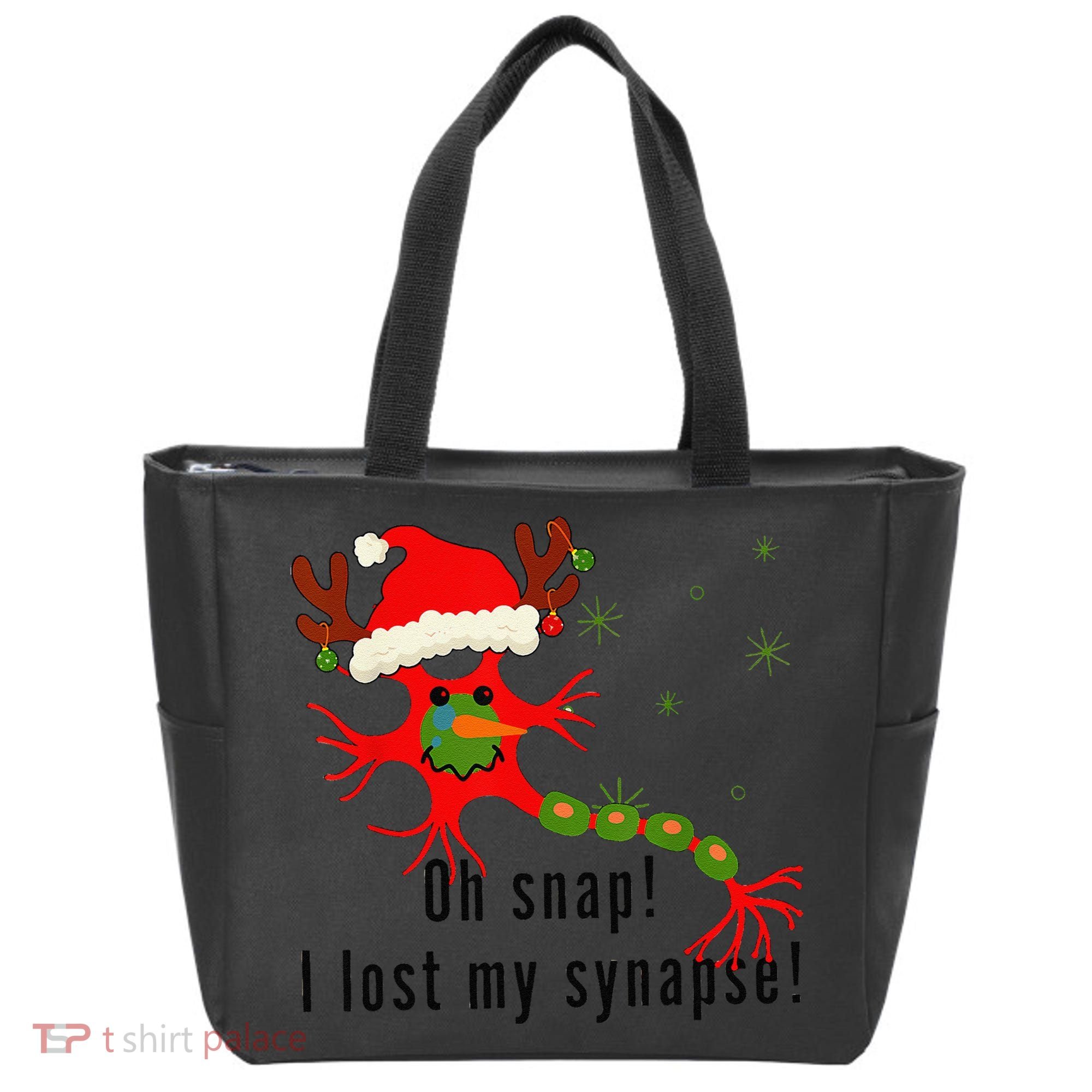 Science Brain Neuron Christmas Neurology Science Teacher Tote Bag