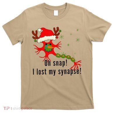 Science Brain Neuron Christmas Neurology Science Teacher T-Shirt