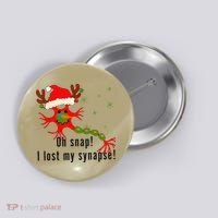 Science Brain Neuron Christmas Neurology Science Teacher Button thumb 0