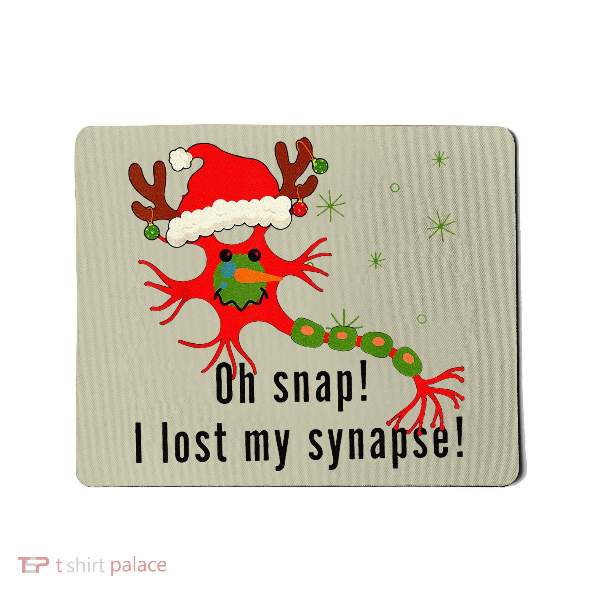 Science Brain Neuron Christmas Neurology Science Teacher Mousepad