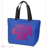 Squat Because Nobody Raps About Little Butts Squat Gym Gift Tote Bag thumb 3