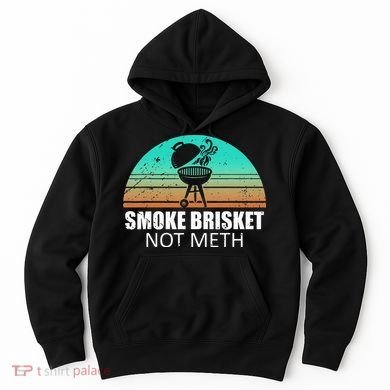 Smoke Brisket Not Mesh Crack Grilling Smoking Father Hoodie