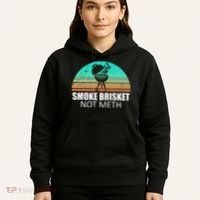 Smoke Brisket Not Mesh Crack Grilling Smoking Father Hoodie thumb 5