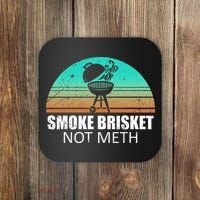 Smoke Brisket Not Mesh Crack Grilling Smoking Father Coaster thumb 0
