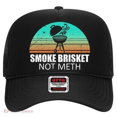 Smoke Brisket Not Mesh Crack Grilling Smoking Father Hat