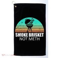 Smoke Brisket Not Mesh Crack Grilling Smoking Father Golf Towel thumb 0