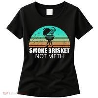 Smoke Brisket Not Mesh Crack Grilling Smoking Father Women's T-Shirt thumb 0