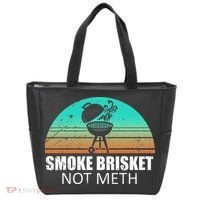 Smoke Brisket Not Mesh Crack Grilling Smoking Father Tote Bag thumb 0