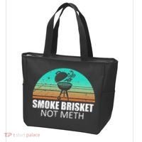 Smoke Brisket Not Mesh Crack Grilling Smoking Father Tote Bag thumb 3