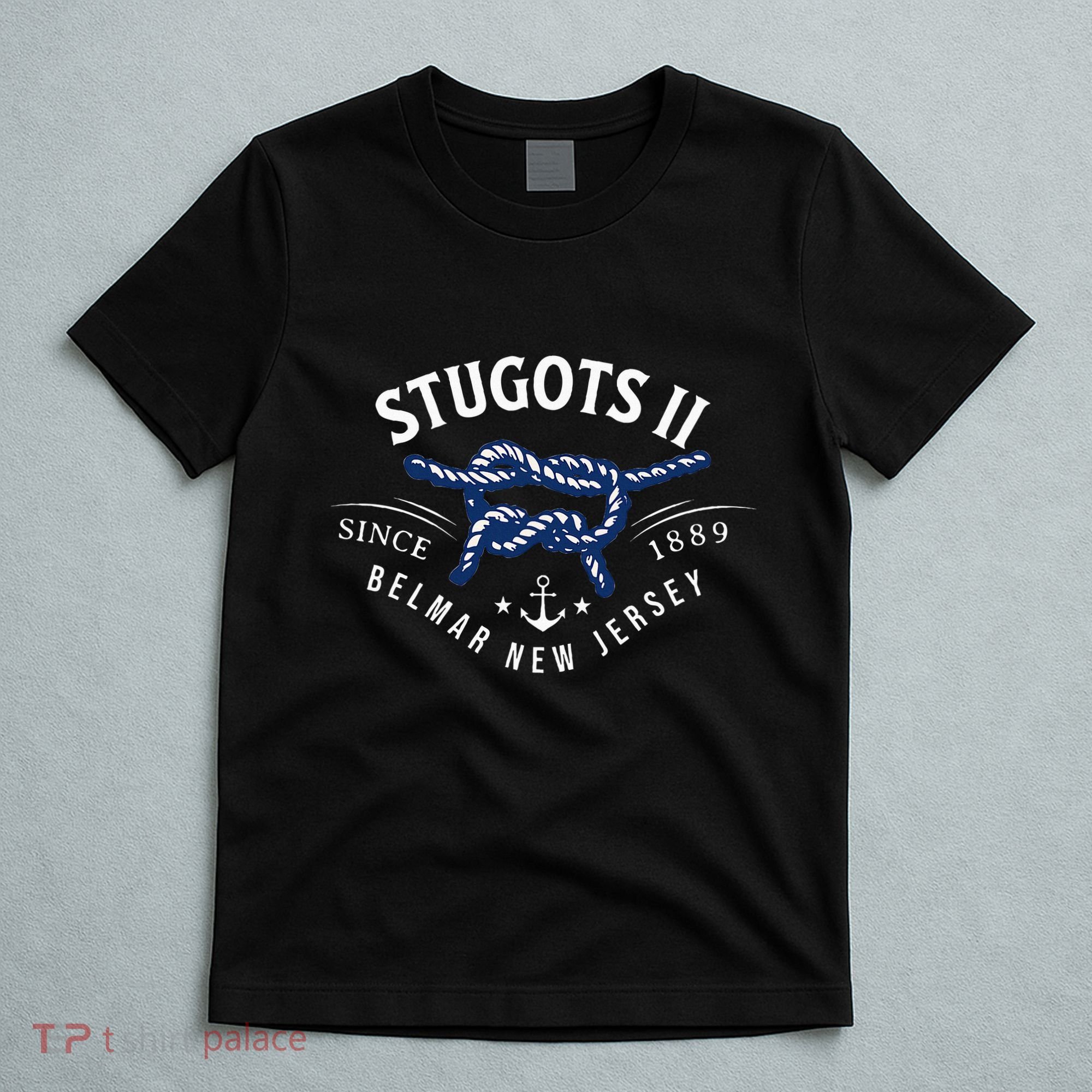 Stugots Belmar Nj Rope Retro Sarcastic Funny Boating T-Shirt