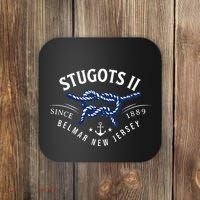 Stugots Belmar Nj Rope Retro Sarcastic Funny Boating Coaster thumb 0
