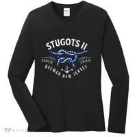 Stugots Belmar Nj Rope Retro Sarcastic Funny Boating Women's Long Sleeve Shirt thumb 0