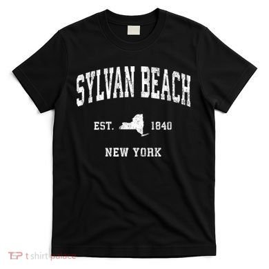 Sylvan Beach New York Ny Vintage Athletic T-Shirt