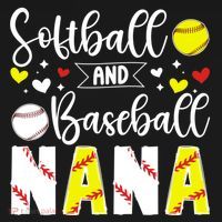 Softball Baseball Nana Grandma Baseball Softball Nana Gift Women's Hoodie thumb 2