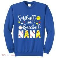 Softball Baseball Nana Grandma Baseball Softball Nana Gift Sweatshirt thumb 0